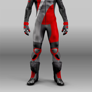 Combinaison moto Denork pour homme en cuir véritable de qualité supérieure, 1 pièce, pour piste/équitation, en cuir de vache/kangourou, MotoCP Traje CE - Product Image 2