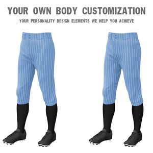 Pantalons de baseball sur mesure, tissu de haute qualité, logo personnalisé, vente en gros - Product Image 2