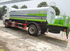 CHACMAN 15000 Litres Hubei 4x2 Euro 6 Camion-citerne à eau à transmission manuelle pour les fermes - Product Image 5