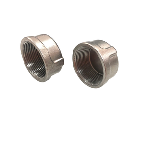 Tapa redonda roscada de acero inoxidable de alta calidad de 1-1/2 pulgadas OEM/ODM Superficie lisa de embalaje personalizado para industrias variadas - Product Image 3