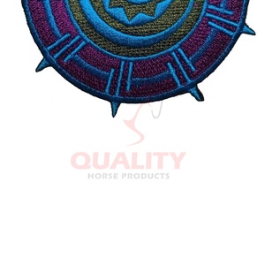Vente en gros d'insignes brodés avec logo personnalisé nouveau design d'insignes en tissu thermocollant brodés à la main prix d'usine OEM disponible - Product Image 5