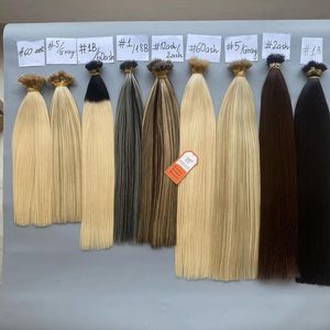 Extensions de cheveux humains brésiliens vietnamiens Super Double Drawn Nano Tip Micro Link de qualité supérieure - Product Image 2