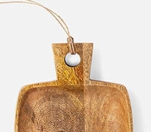 Plateau de service en bois de luxe de meilleure qualité avec poignée assiettes carrées en PC pour restaurant hôtel usage domestique - Product Image 4