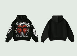 Sudadera con Estampado DTG/DFT Estilo Urbano, Estilo de Vida Urbano, Poliéster/Algodón, Logotipo Frontal, Servicios DTF/DTG Disponibles - Product Image 3