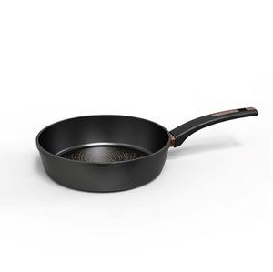 2024 meilleure vente Ultra titane forgé aluminium antiadhésif poêle 20 cm haute qualité Induction fond Wok écologique Pot couverture - Product Image 1