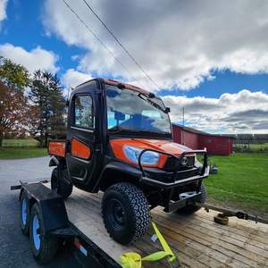 Tracteur agricole Kubota d'occasion 90 ch 4x4 MU5501 à bas prix, moteur 4 cylindres disponible, tracteur agricole Kubota d'occasion 90 ch 4x4 MU5501 à bas prix - Product Image 1