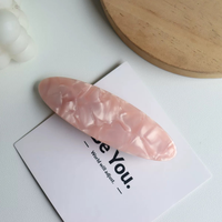 Barrettes personnalisées en acétate écaille de tortue pour femmes et filles, style européen et américain, haute qualité, vente en gros