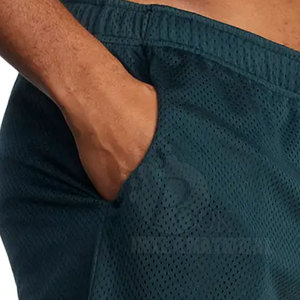 Latest Men's Mesh Shorts Gym Wear 100% Polyester Casual Solid Color Lightweight Breathable Elastic Waist High Quality All Sizes - Product Image 6