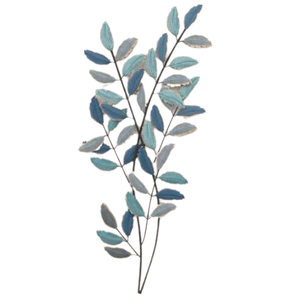 ที่แขวนผนังโลหะดีไซน์รูปใบไม้สำหรับตกแต่งบ้านห้องนั่งเล่นห้อง - Product Image 1