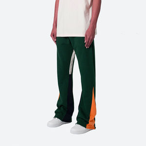 กางเกงวอร์มขาบานผู้ชาย ดีไซน์สตรีทแวร์ลำลองสั่งทำพิเศษ กางเกงวอร์มขาบานเอวยางยืด ผ้าฝ้าย ขายส่งจากผู้ผลิต - Product Image 4