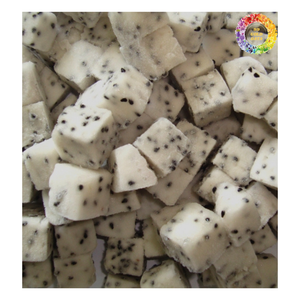 Dulce sabor IQF fruta de dragón roja/blanca congelada, dados de Pitaya congelados, cubos y puré para bebidas, batidos, fruta de dragón congelada - Product Image 4