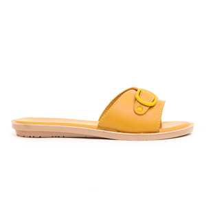 Sandalias de tacón Mostaza Casual Softy CL5311 - Product Image 3