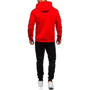 Sudadera con bordado de logotipo personalizado Unisex 2024 y chándal de lana con capucha de talla grande para hombres con estampado de hojaldre para la temporada de invierno - Product Image 5