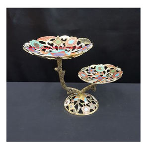 Présentoir de chocolat à deux niveaux de conception personnalisée de plusieurs couleurs et utilisations de luxe fabriqué en Inde - Product Image 1