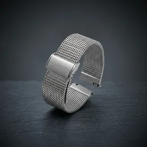 Luxury Unisex WD024 Stainless Steel Smartwatch Band Stainless Steel Buckle Soft Adjustable <b>Watch</b> Strap <b>Watch</b> Bands <b>Watch</b> Part - Product Image 6