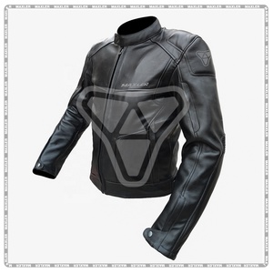 Chaqueta de moto de cuero con aprobación CE para Hombre | Chaqueta de motociclista con estilo | Chaqueta de montar de cuero duradera - Product Image 3