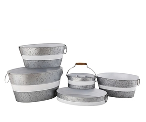 Juego de cubos de hielo de acero de alta calidad, de cobre con asas y acabado antiguo Caddy, barra de último diseño, herramientas de Picnic - Product Image 6