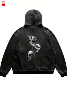 Sudadera con Capucha de Invierno para Hombre, Personalizada, Gruesa, Lavada al Ácido, con Estampado Digital de Moda para Hombre y Mujer - Product Image 5