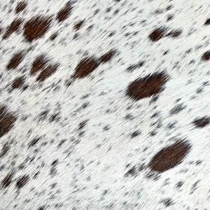 Canapé pouf moderne 3 places en peau de vache avec cadre en bois pour meubles de salon - Product Image 5