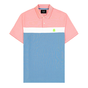 เสื้อโปโลผู้ชายทรงปกติหลากสี เสื้อโปโลลำลองผู้ชายแขนสั้นแบบคัลเลอร์บล็อก  ขนาดสั่งตัดได้ ผ้าฝ้ายคุณภาพสูง - Product Image 4