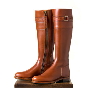 Bottes de voyage pour chevaux de qualité supérieure de conception tendance supérieure Bottes d'équitation en cuir fabriquées par un fabricant professionnel - Product Image 6