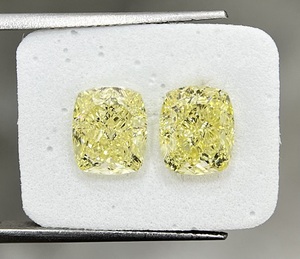 Fancy Yellow 6,04 Carat Brilliant Modified Cushion Cut VS2 Natural GIA Certified Precious Fancy Loose Diamond para la fabricación de joyas - Product Image 1