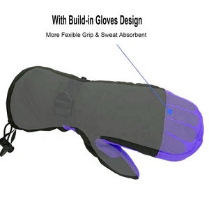 Meilleures ventes Nouveau design Gants en cuir imperméables Conduite sportive confortable Mitaines de ski pour l'hiver pour le ski - Product Image 4