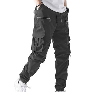 กางเกงคาร์โก้แนวยุทธวิธีสำหรับผู้ชาย, ผ้าฝ้าย100% ระบายอากาศน้ำหนักเบามีความยืดหยุ่นปานกลางสำหรับวิ่งกลางแจ้งมีหลายกระเป๋าสำหรับล่าสัตว์เดินป่า - Product Image 1