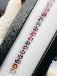 Diseño de pulsera de espinela múltiple natural de calidad AAA con muy buen color y corte perfecto de brillo disponible a precio barato - Product Image 4