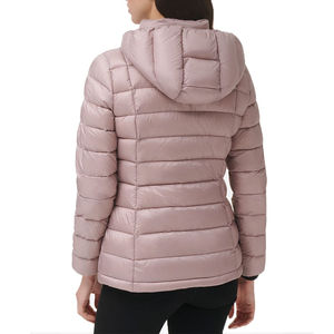 Diseño personalizado de las mujeres Puffer chaqueta OEM al por mayor elegante abrigo de invierno de alta calidad cálida chaqueta acolchada - Product Image 3