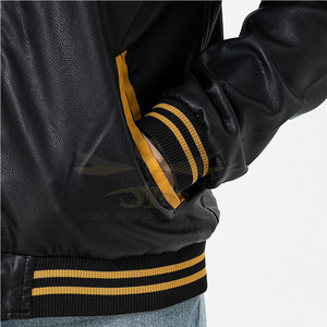 Veste Letterman surdimensionnée pour hommes Veste Letterman en matériau durable Veste Letterman confortable - Product Image 3