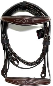 แผ่นหนังนิ่มสำหรับขี่ม้าคุณภาพพรีเมี่ยมพร้อมตะเข็บแฟนซีทนทาน - Product Image 2