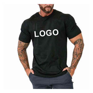 Oversized Loose Fit Men's T-Shirts 100% Cotton Worsted Short Sleeve Custom Logo High Quality Wholesale Cheap Custom Brand - Product Image 1