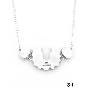 Collier artisanal perlé de style sud-ouest, mélange de turquoise et d'argent sterling - Product Image 4