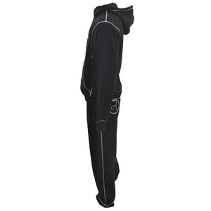 Econex Sports OEM Custom Men's Contrast <b>Stitch</b> 100% Cotton Lightweight Loose Fit 2 Piece Hoodie Sweatpants Print <b>Tracksuits</b> - Product Image 3