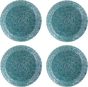 Best Theme Design Glass Beads <b>Table</b> <b>Coaster</b> Best for Parties and Other Functions Tableware Decorative Beast Design <b>Coaster</b> - Product Image 6