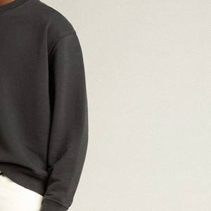 Sudadera Unisex Moderna, Oversize, con Hombros Caídos, Cuello Redondo, con Logotipo Personalizado, Transpirable, Sudadera de Moda, Proveedor de Fábrica OEM - Product Image 3