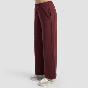 Pantalon décontracté tissé pour femme 21 Limitless (Bordeaux) à jambe large, taille haute/basse/moyenne, respirant, coupe automne, couleur unie - Product Image 1