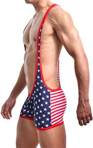 Unisex Wrestling <b>Singlets</b> for Gym Training and Power <b>Weightlifting</b>-Customized Color & Design 100% QC Inspection - Product Image 4