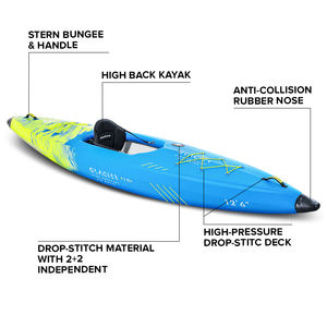 Aquatone ghiacciaio gonfiabile ad alte prestazioni kayak All Drop-Stitch ponte 2 persone 1 persona con accessori - Product Image 3