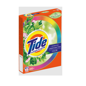 TIDE Auto SMS Polvo de color con el aroma de las hierbas siberianas 450g detergente - Product Image 5