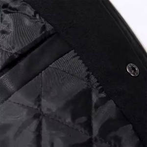 2024 Super venta elegante chaqueta universitaria deportiva de lana de alta calidad para hombres Top Trending Front Button Letterman Jacket Stripe Cotton - Product Image 5