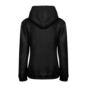 Durable mujer elegante invierno pulóver polar con capucha 100% algodón Extra cálido forro ajustable capucha espacioso bolsillo de canguro - Product Image 2