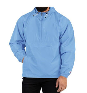 แจ็กเก็ตกันลมพร้อมฮู้ดของผู้ชายเสื้อกันลมสีลำลองปรับแต่ง2025 - Product Image 1