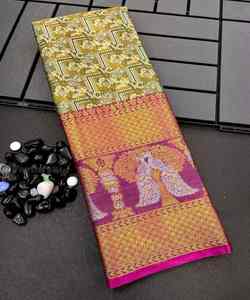 Complementa tu estilo con una blusa Sari indio, añadiendo un toque de elegancia a tu conjunto. - Product Image 4