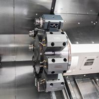 Centro de Torneado y Fresado CNC con Husillo Secundario y Torreta, Mecanizado Multiproceso, Estabilidad para Piezas Automotrices de Alta Precisión