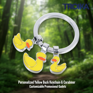 Portachiavi e Moschettone Personalizzabili a Forma di Anatra Gialla - Gadget Promozionali Personalizzabili - Product Image 3