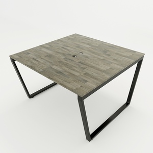 Base de Mesa Minimalista Trapez de 2 Piezas 120x120-HCTC020 - Product Image 4