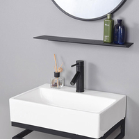 Grifos mezcladores de lavabo de latón frío y caliente, grifería moderna de un solo orificio para lavabo de baño