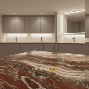 Albinus Custom <b>Kitchen</b> & Bathroom Vanity Tops Natural Carrara Calacata Hotel Project Prefab Cut Size Quartz Stone Countertops - Product Image 2